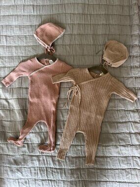 Mema knit newborn / layette set